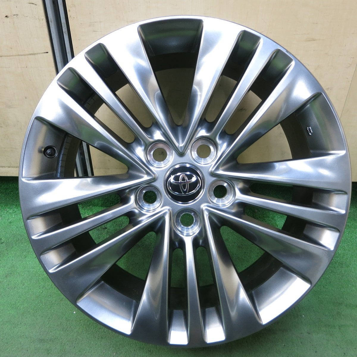 新車外し!1本★トヨタ 40系 アルファード ヴェルファイア Zグレード 純正 ホイール 18インチ 18×7J PCD120/5H★5101503ナホ