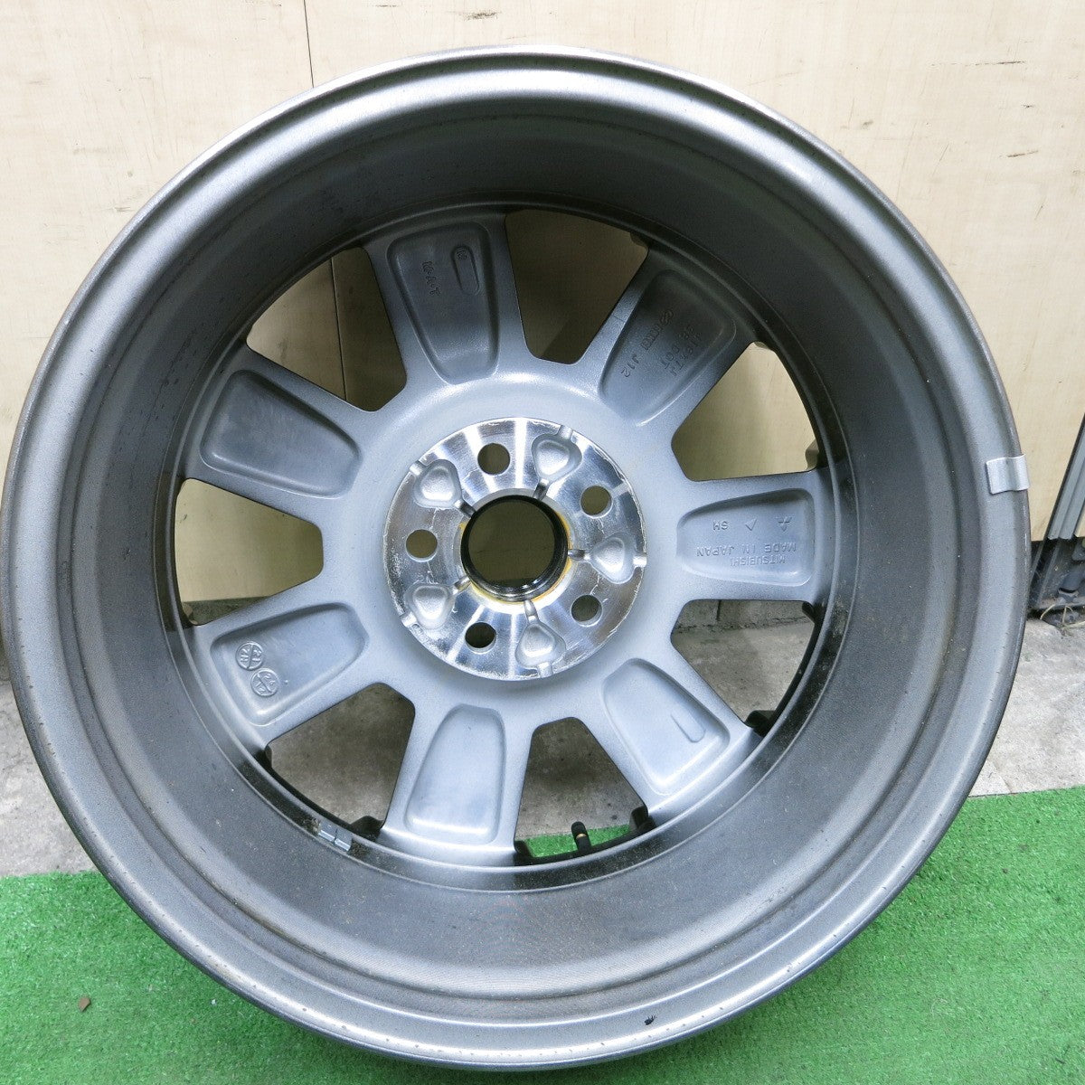 新車外し★三菱 デリカ D:5 シャモニー 純正 ENKEI ホイール 18インチ 18×7J D5 エンケイ PCD114.3/5H★5083002ナホ