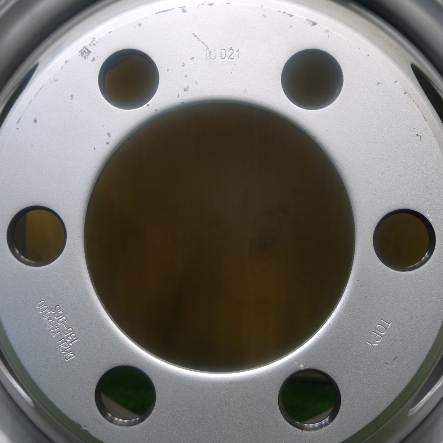 未使用!21年!2本★トラック 225/80R17.5 123/122L ダンロップ SP110 TOPY スチール ホイール 135-9CS PCD222.25/6H★5091903Hノ