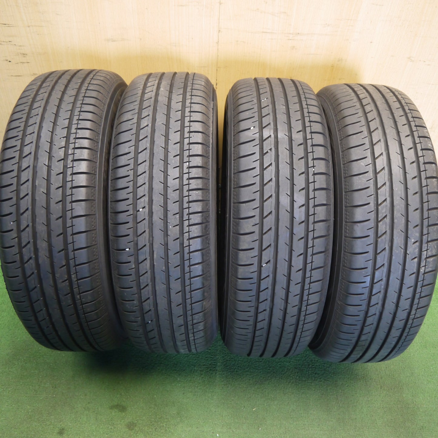 バリ溝!22年!キレイ!9.5分◎マツダ デミオ 純正 スチール 185/65R15 ヨコハマ BluEarth-GT AE51 ブルーアース 15インチ PCD100/4H◎6072803Hノ