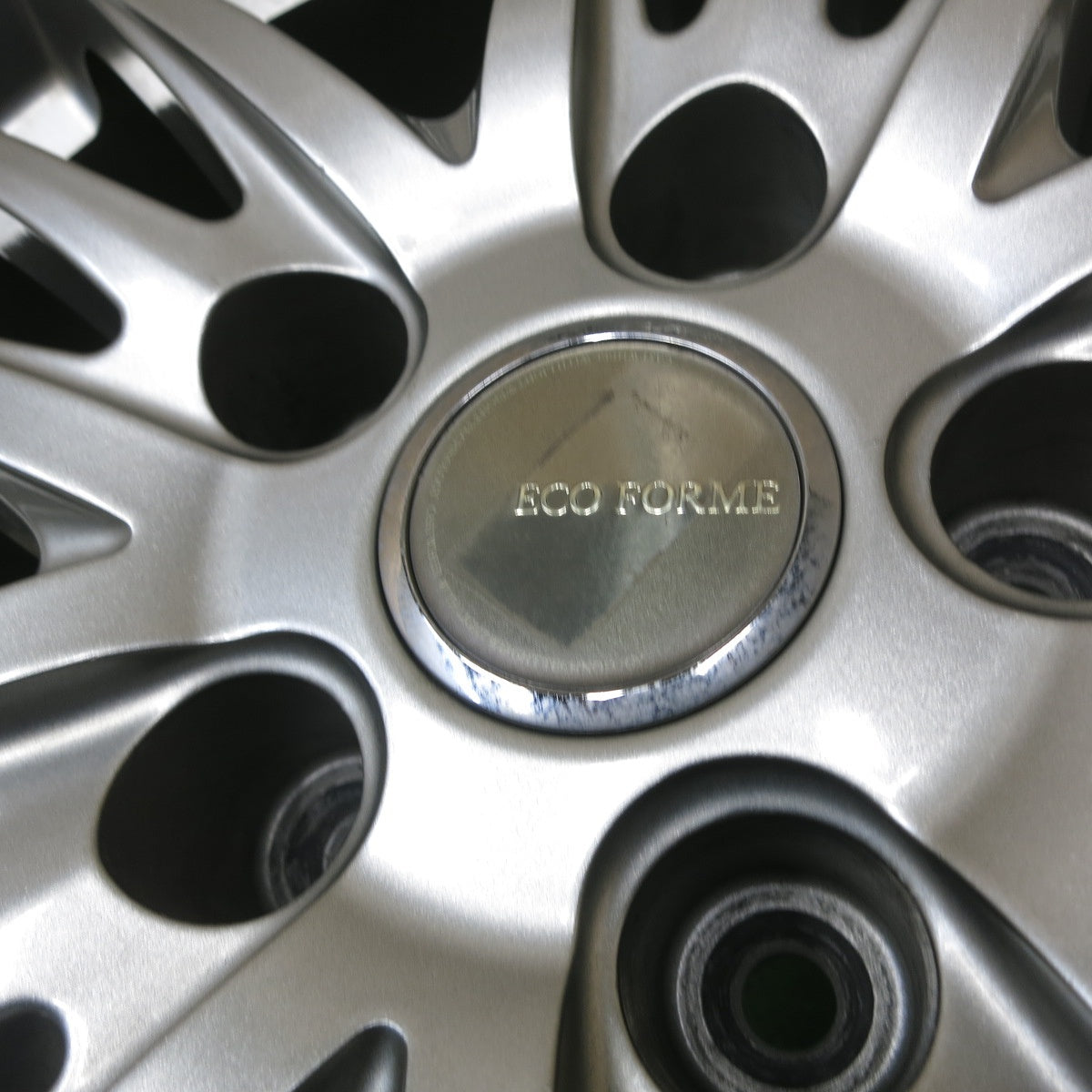 キレイ!センサー付★ECO FORME ブリヂストン製 17インチ ホイール エコフォルム 17×7J PCD114.3/5H★5091302ナホ