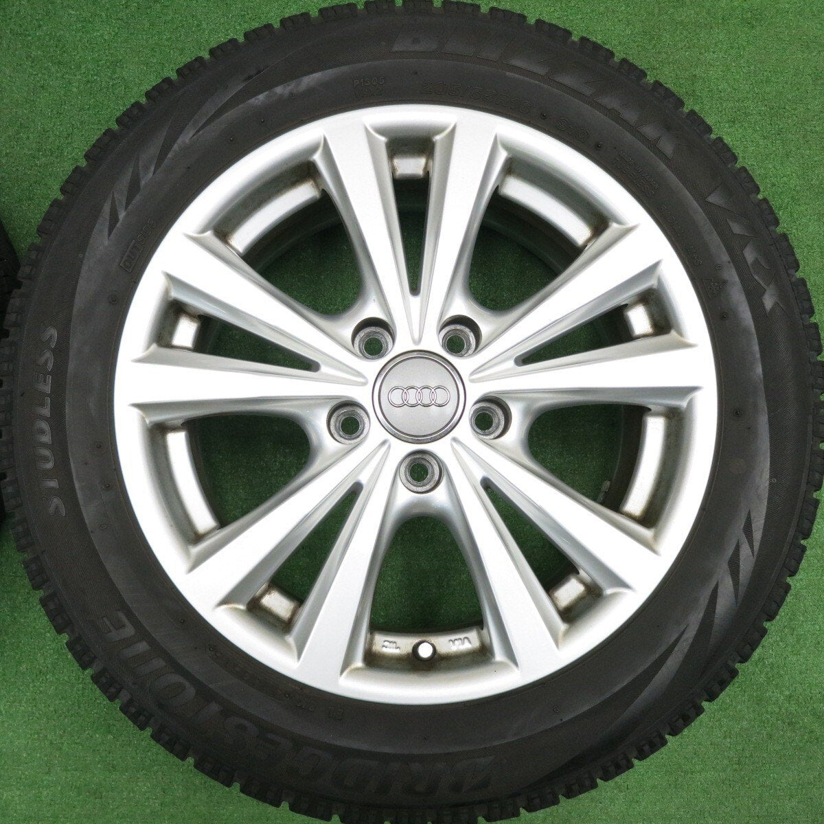 キレイ★アウディ 等 AGA Dorf 205/55R16 スタッドレス ブリヂストン ブリザック VRX 16インチ ドルフ PCD112/5H★4111202HAス
