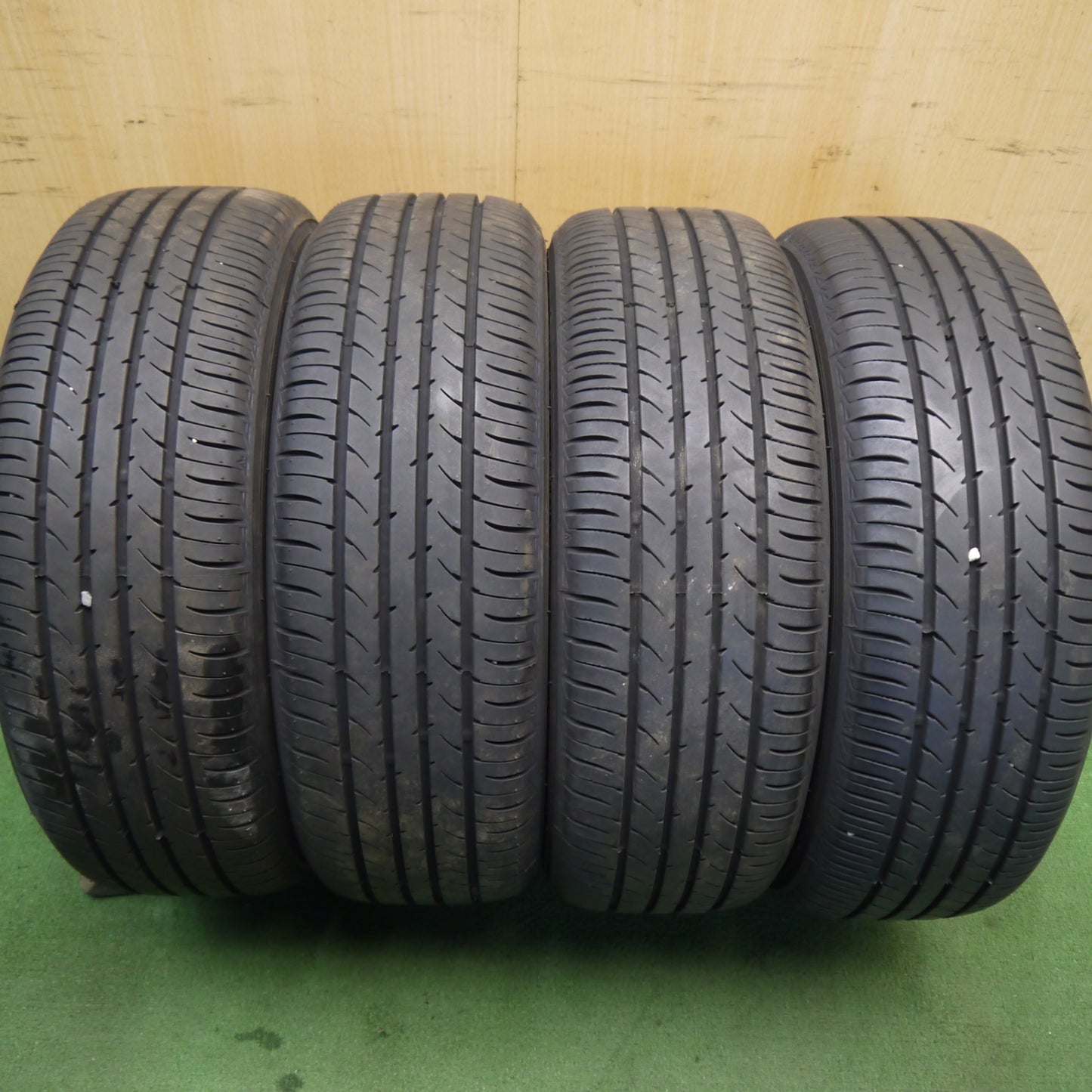 バリ溝!25年!9.5分以上◎ホンダ GE8 フィット RS 純正 185/55R16 トーヨー ナノエナジー3 プラス 16インチ PCD100/4H◎6062602Hノ