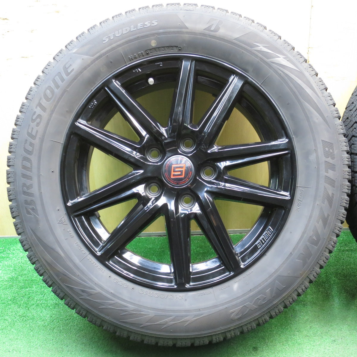 バリ溝!21年!キレイ!8.5分★スタッドレス 215/60R16 ブリヂストン ブリザック VRX2 SEIN ザイン 16インチ PCD114.3/5H★5053002NJス