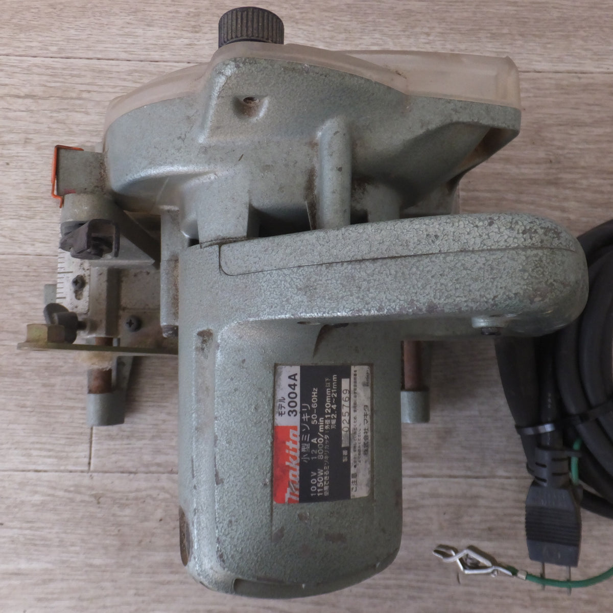 ★マキタ makita 小型ミゾキリ 3004A 刃径 120mm以下 刃幅 2.4~21mm 100V 12A 50-60Hz 1150W 8000/min.★