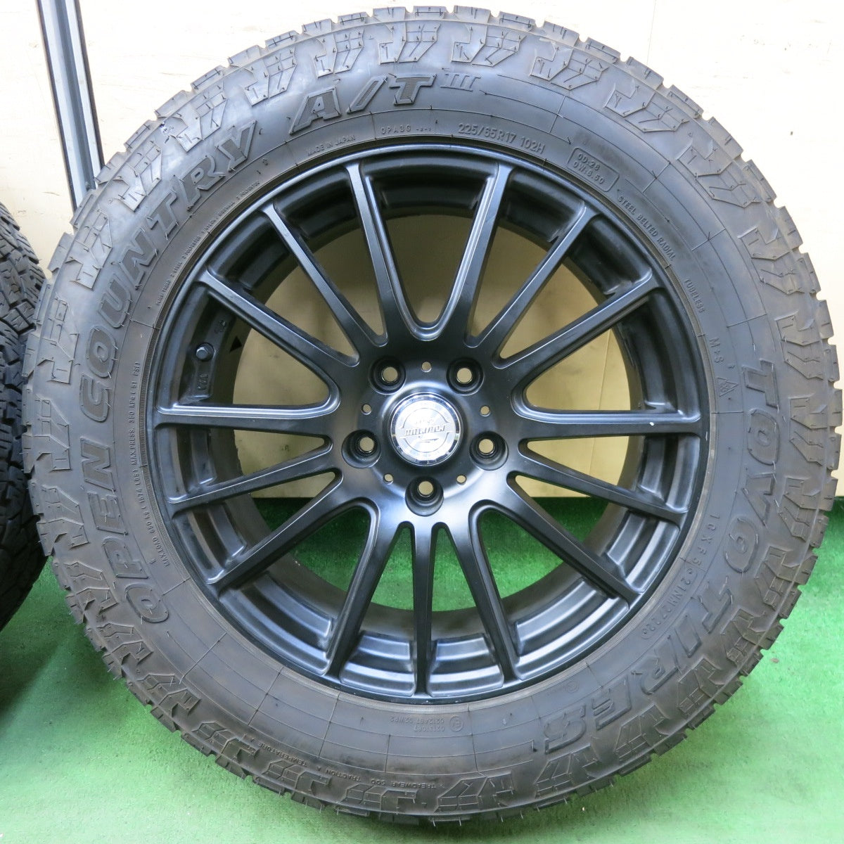 バリ溝!22年!9.5分★225/65R17 トーヨー オープンカントリー A/T ravrion selzer ラブリオン 17インチ PCD114.3/5H★5090601SKノ