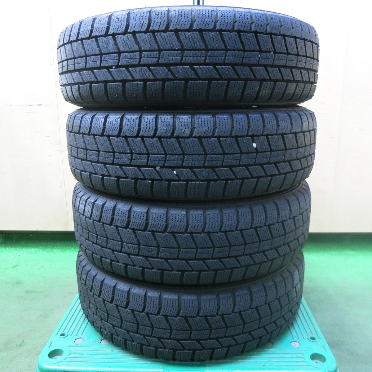 超バリ溝!24年!キレイ!ほぼ10分★スタッドレス 155/65R14 オートバックス ノーストレック N5 Tirado Epsilon ε ティラード イプシロン 14インチ PCD100/4H★5110701SKス