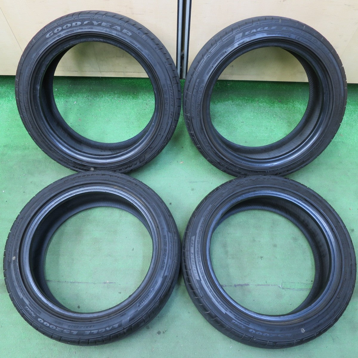 バリ溝!23年!9分★165/55R15 グッドイヤー イーグル LS2000 hybridⅡ タイヤ 15インチ ワゴンR タント N-BOX スペーシア 等★5062203イノタ