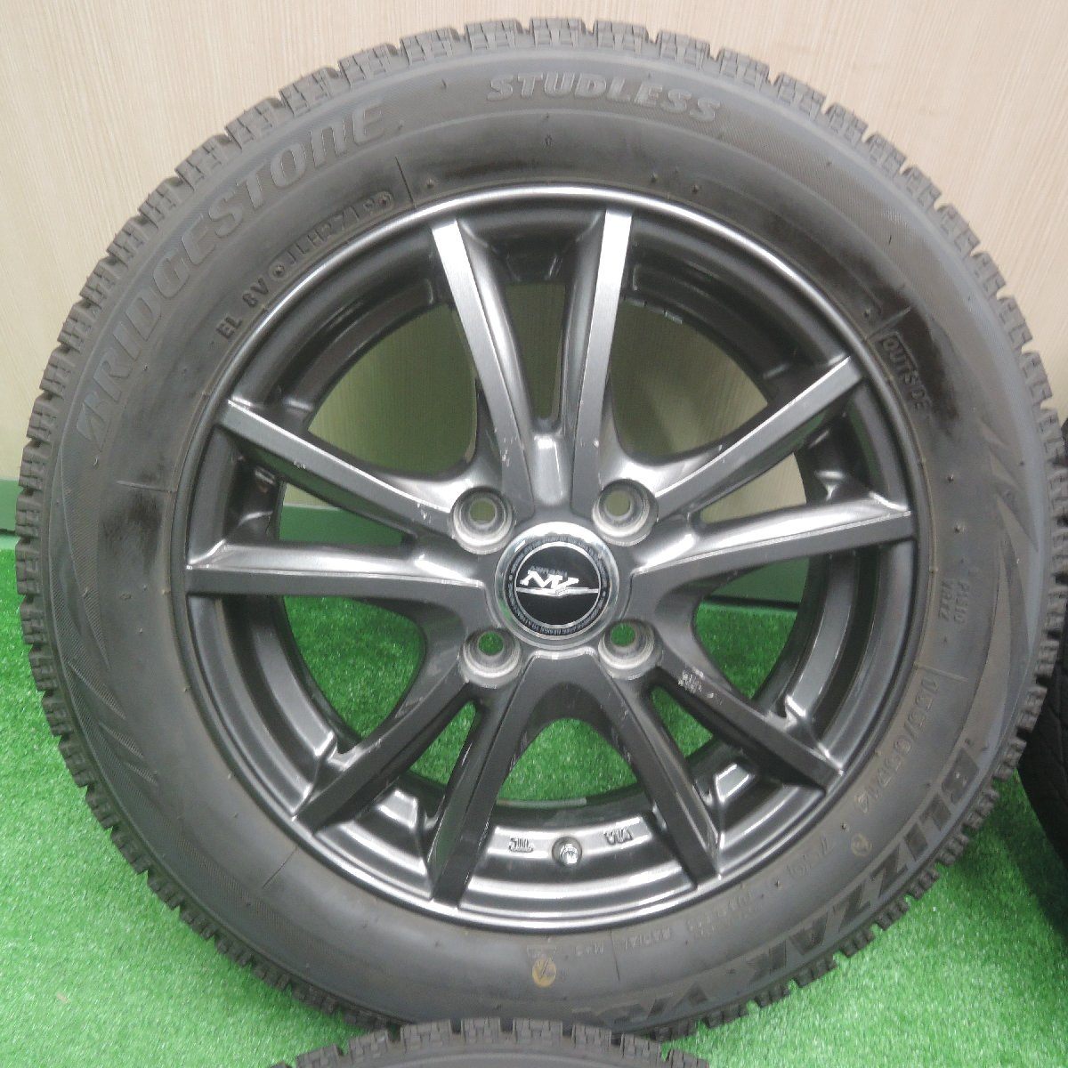 4本価格★スタッドレス 155/65R14 ブリヂストン ブリザック VRX NIRVANA NV ニルバーナ ニルヴァーナ★3080706SYス
