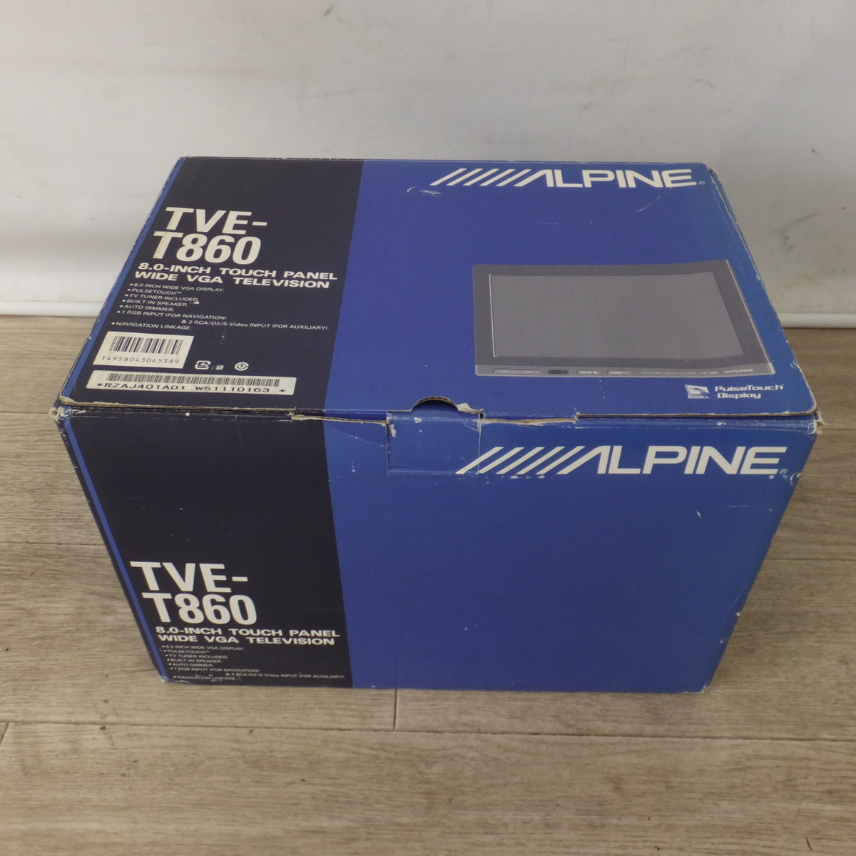 現状品★アルパイン ALPINE 8型WVGAタッチパネルカラーモニター TVE-T860★