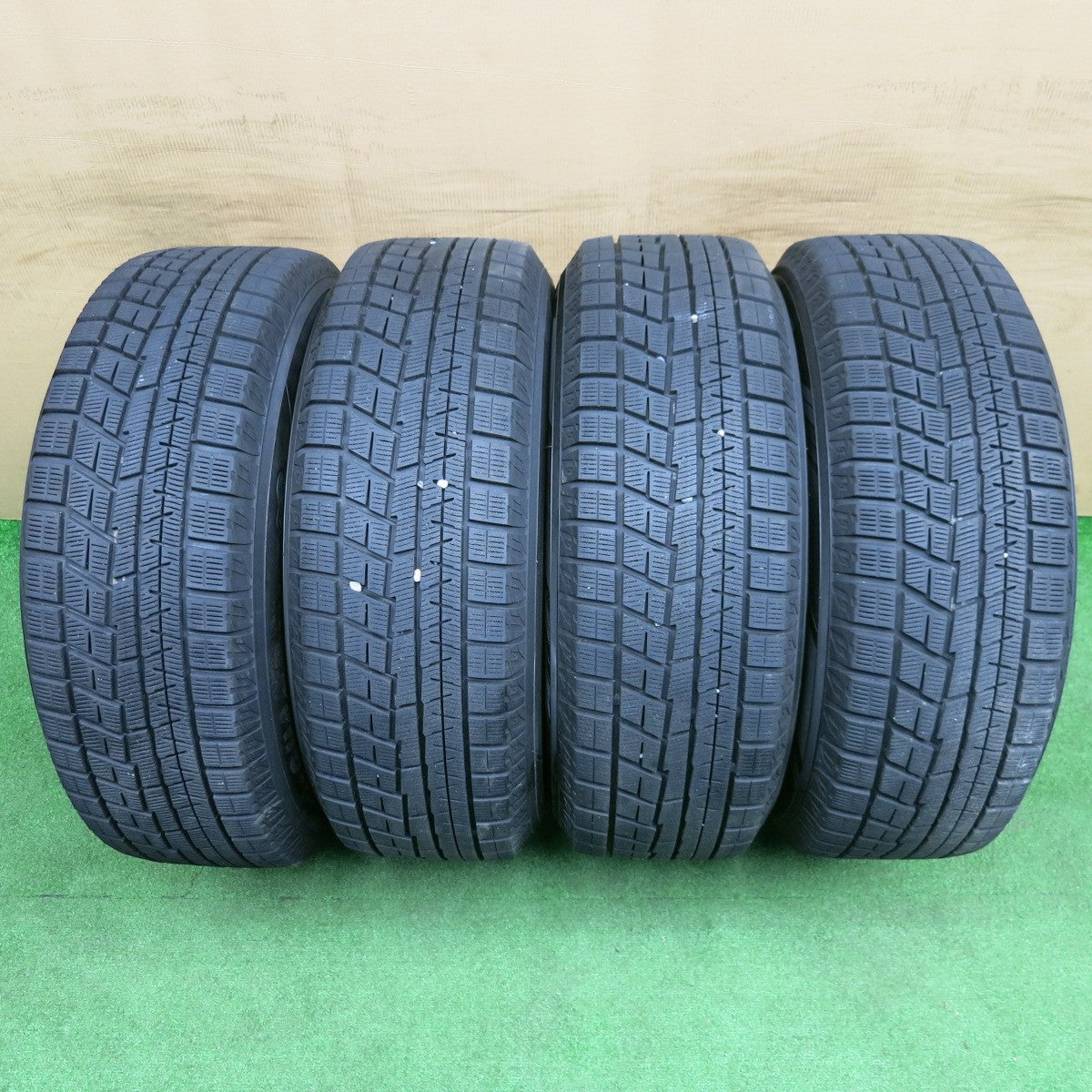 バリ溝!22年!キレイ!ほぼ10分★スタッドレス 215/65R16 ヨコハマ アイスガード iG60 D.O.S. DOS 社外 アルミ 16インチ PCD114.3/5H★6020102NKス