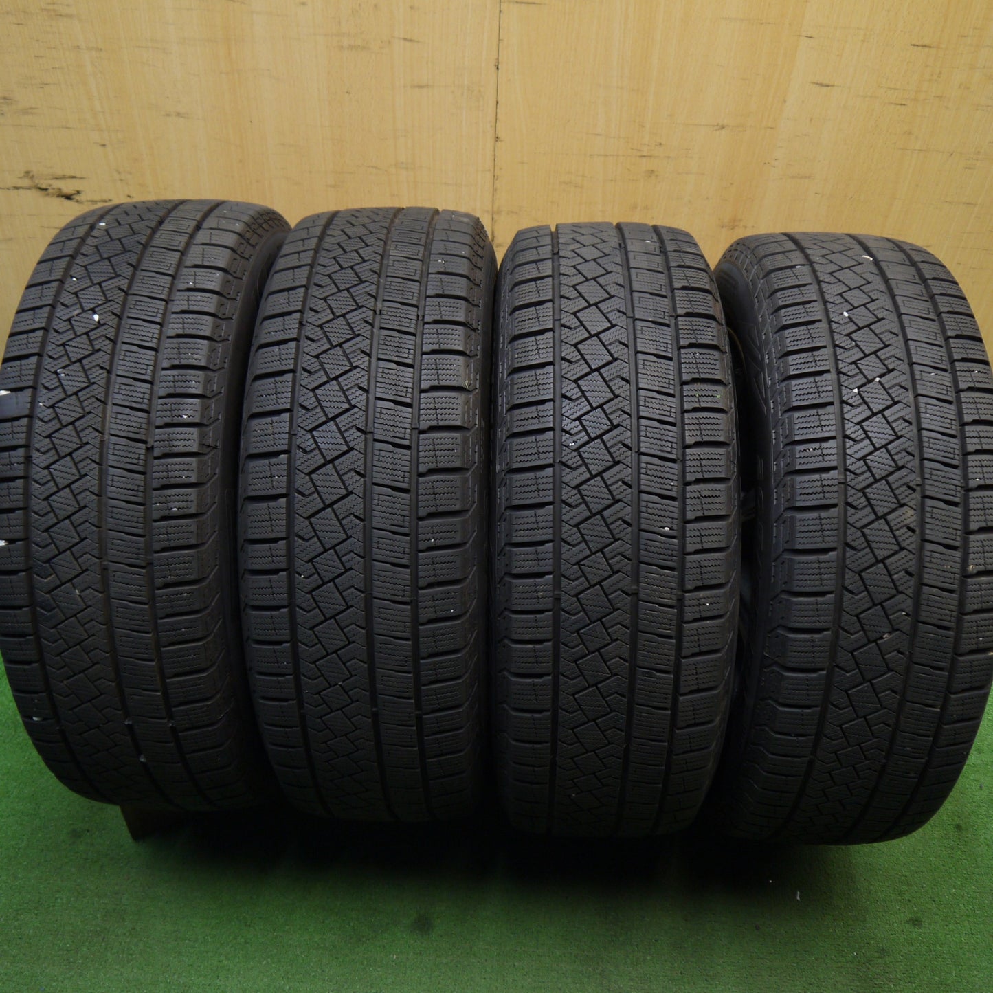 バリ溝!23年!キレイ!9分★トヨタ 86 スバル BRZ 純正 ENKEI 205/55R16 スタッドレス ピレリ アイスゼロ アシンメトリコ 16インチ エンケイ PCD100/5H★5052301Hス