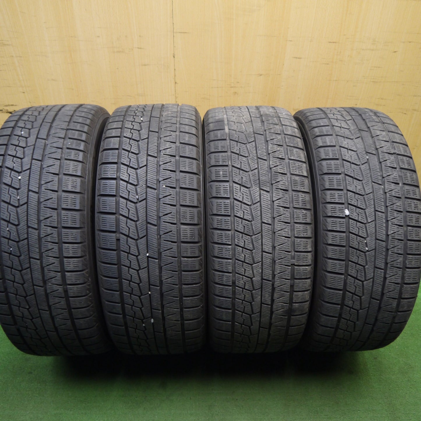 バリ溝!22年!9分★BBS SR014 235/45R18 スタッドレス ヨコハマ アイスガード iG70 18インチ PCD114.3/5H★5060403Hス