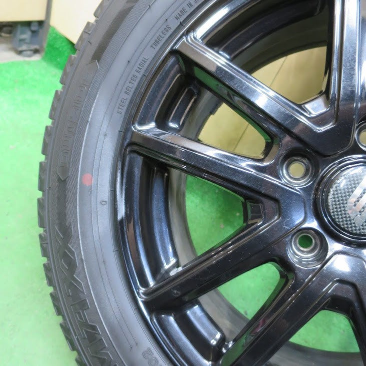 バリ溝!キレイ!9分★スタッドレス 205/60R16 ダンロップ ウインターマックス WM02 STRANGER ストレンジャー 16インチ PCD114.3/5H★5041202イス