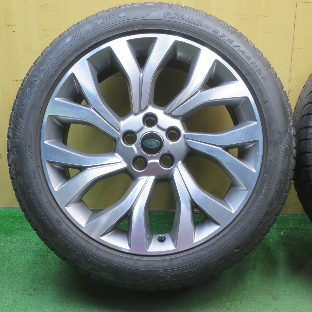 バリ溝!21年!キレイ!9.5分★ランドローバー レンジローバー ヴォーグ 純正 275/45R21 グッドイヤー イーグル F1 SUV 21インチ PCD120/5H★5092601NJノ