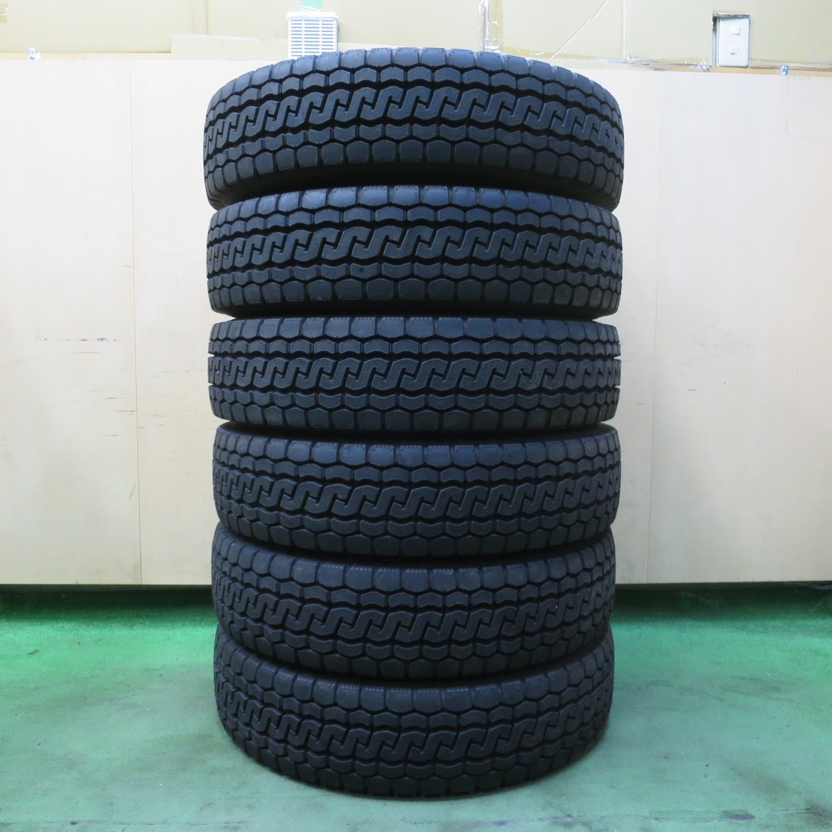 ほぼ未使用!25年!6本★トラック タイヤ 205/85R16 117/115N ブリヂストン エコピア M812 ミックス オールシーズン 16インチ★5101001イスタ