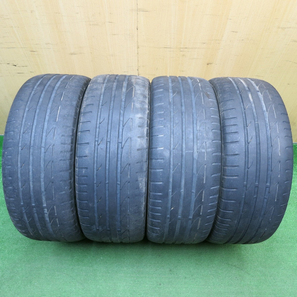 4本価格★スバル レガシィ ブリッツェン 純正 215/45R18 ブリヂストン ポテンザ S001 18インチ PCD100/5H★6022613HAノ