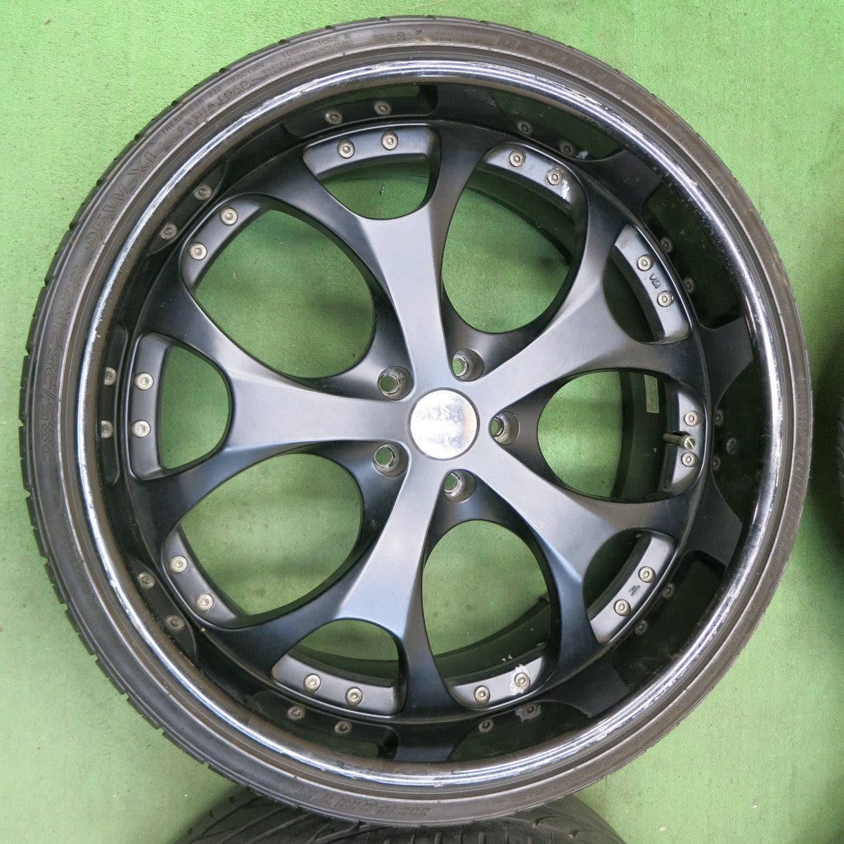 4本価格★Altstadt EXE STYLE2 22R RIVER SIDE 235/30R22 285/25R22 ピレリ Pゼロ ネロ デリンテサンダー D7 アルトシュタット PCD114.3/5H★5030802ナノ
