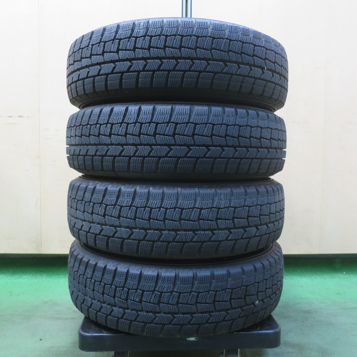 バリ溝!9.5分★スタッドレス 165/65R14 ダンロップ ウインターマックス WM02 SEIN ザイン 14インチ PCD100/4H★6060405イス