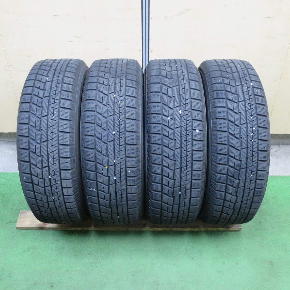 バリ溝!23年!キレイ!9.5分★スタッドレス 195/65R15 ヨコハマ アイスガード iG60 BRANDLE-LINE ブランドル ライン 15インチ PCD114.3/5H★6021404TTス