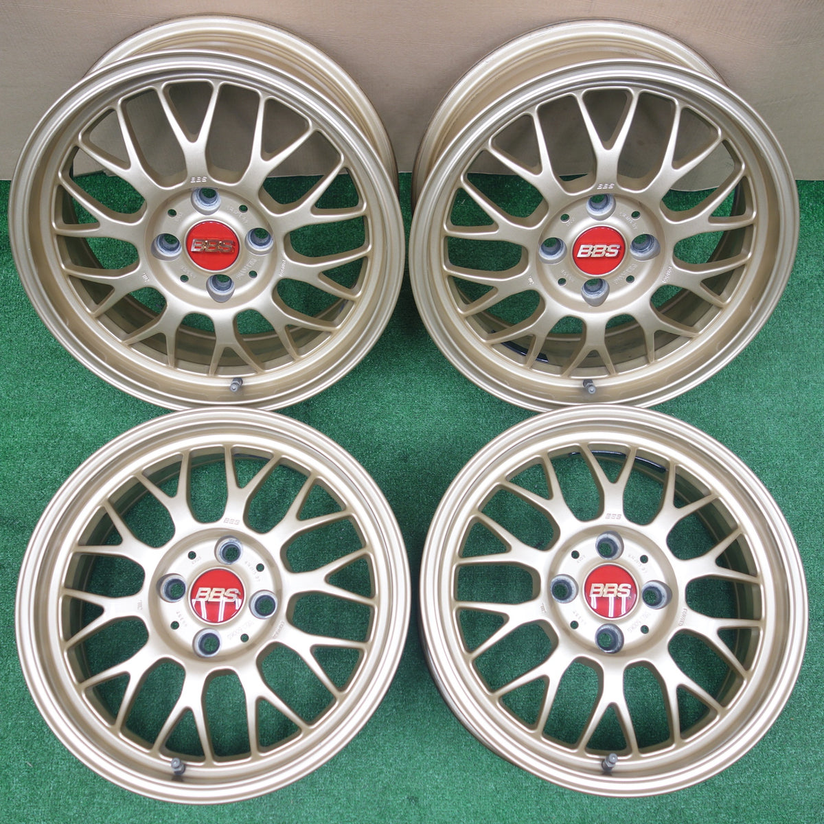 キレイ★BBS RG357 鍛造 15インチ ホイール 15×6.5J PCD100/4H★6010905KTホ