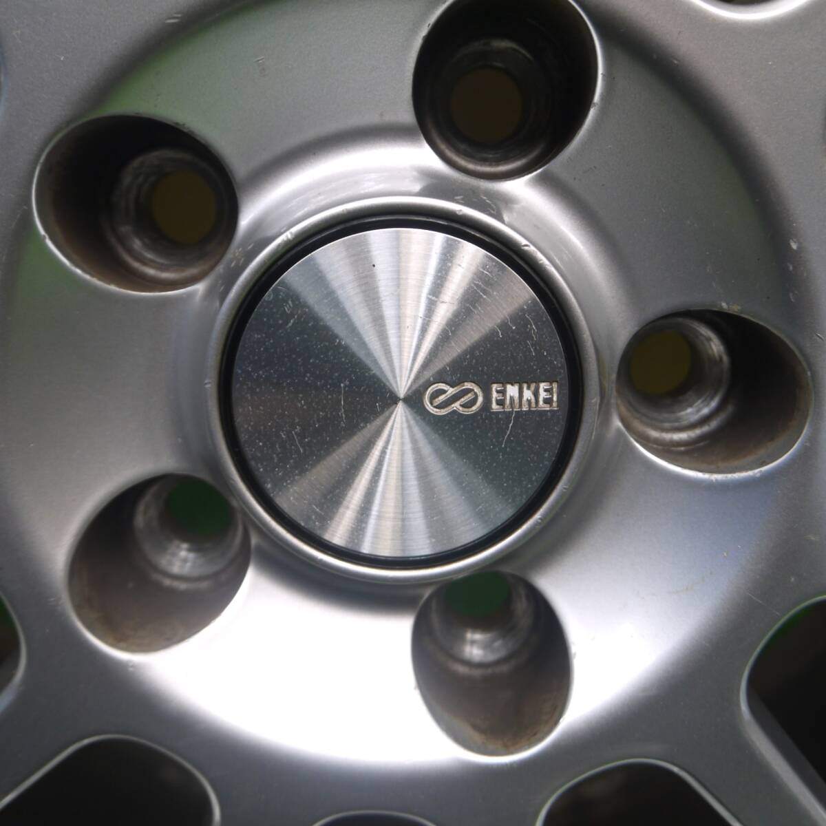 バリ溝!キレイ!9.5分★MINI 等 195/55R16 スタッドレス ブリヂストン ブリザック VRX2 ENKEI PF03 エンケイ 16インチ PCD112/5H★5012109Hス