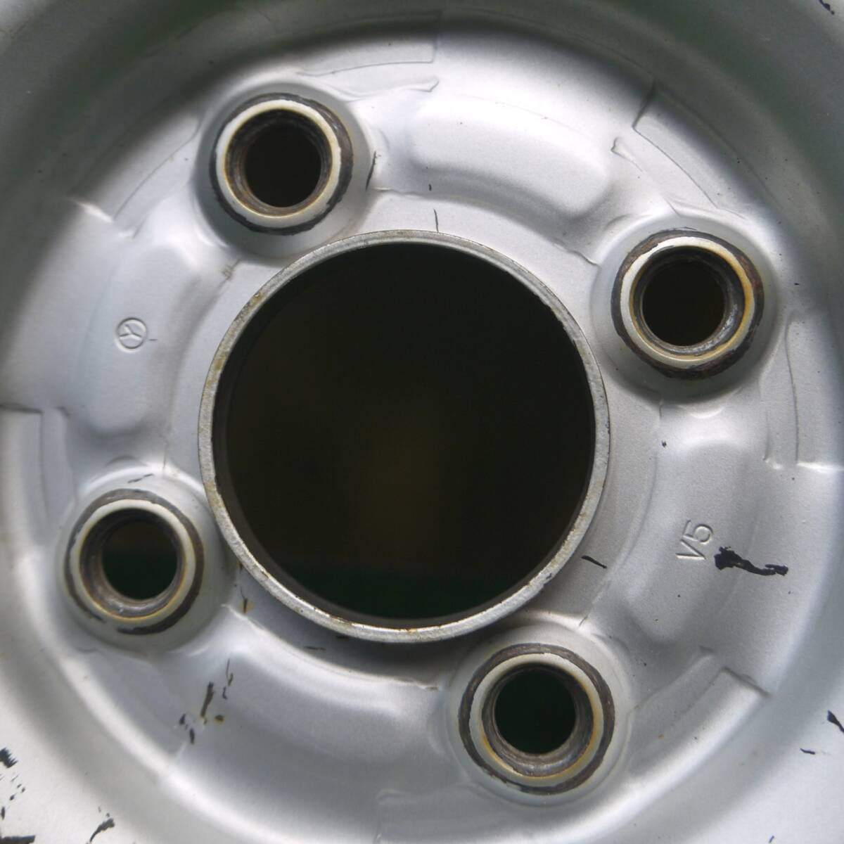 タイヤほぼ未使用!23年!2本★スタッドレス 155/65R14 グッドイヤー アイスナビ8 TOPY スチール ホイール 14インチ PCD100/4H★4120903Hス