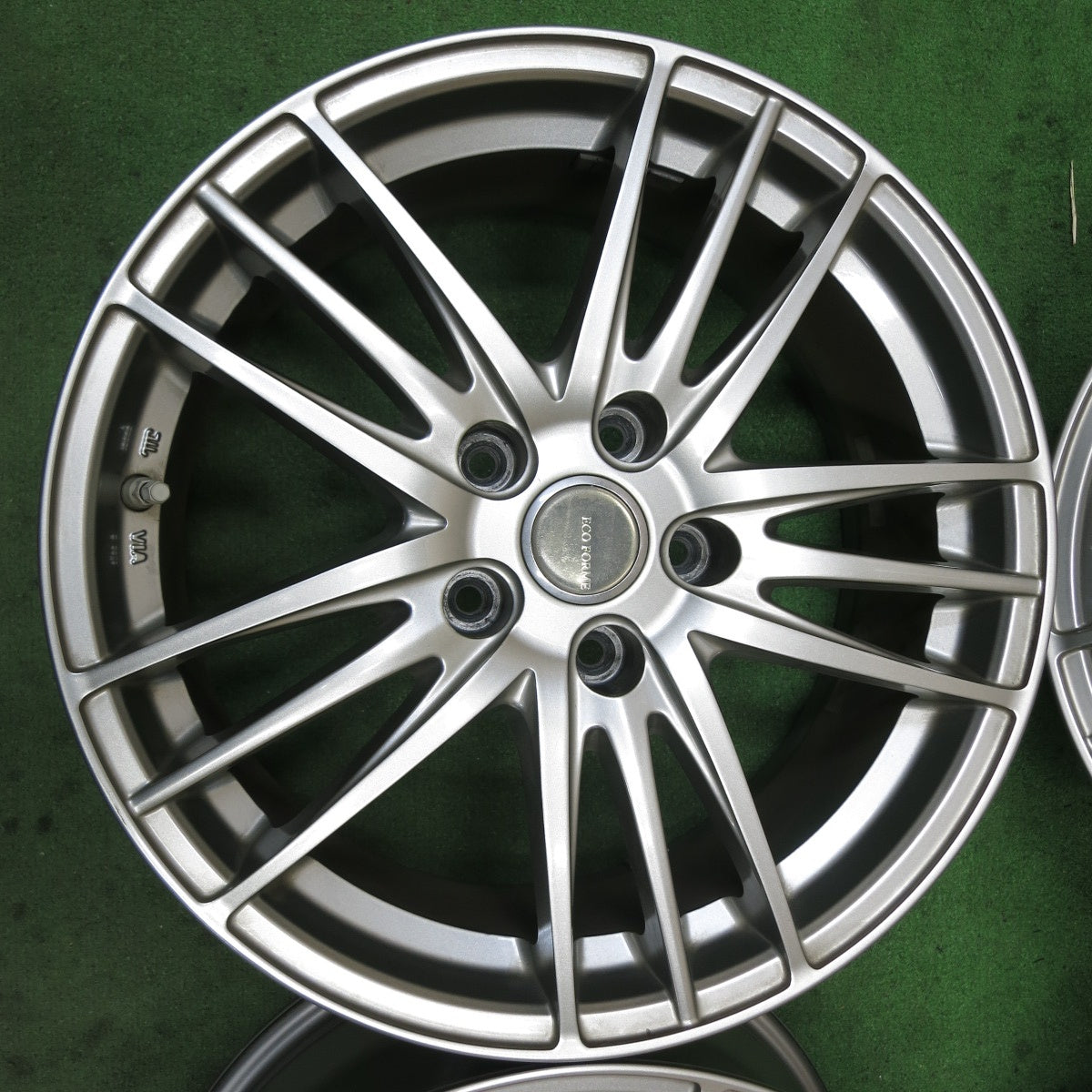 キレイ!センサー付★ECO FORME ブリヂストン製 17インチ ホイール エコフォルム 17×7J PCD114.3/5H★5091302ナホ