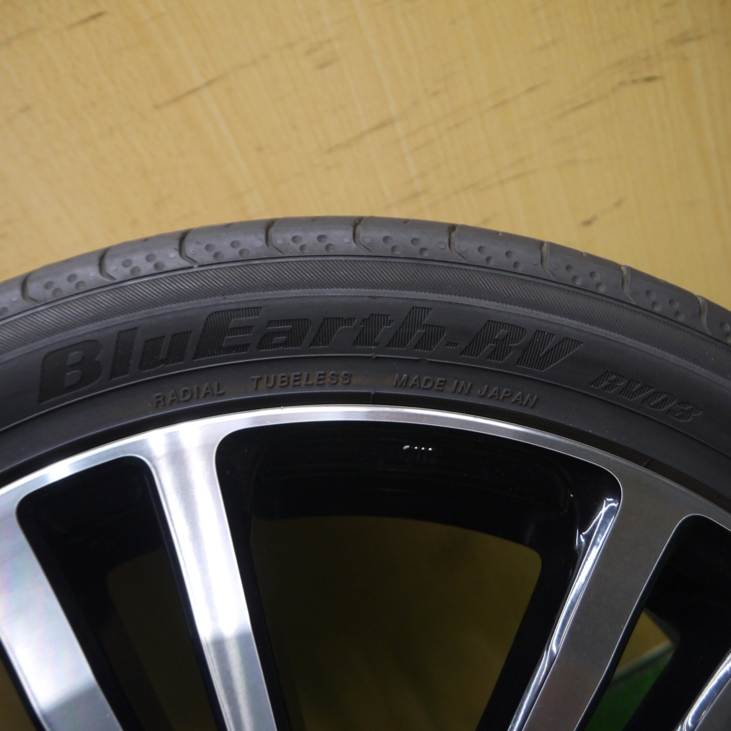 キレイ!22年!1本★ホンダ RC1 オデッセイ アブソルート EX 純正 ENKEI 225/45R18 ヨコハマ BluEarth-RV RV03 18インチ エンケイ PCD114.3/5H★5030408Hノ