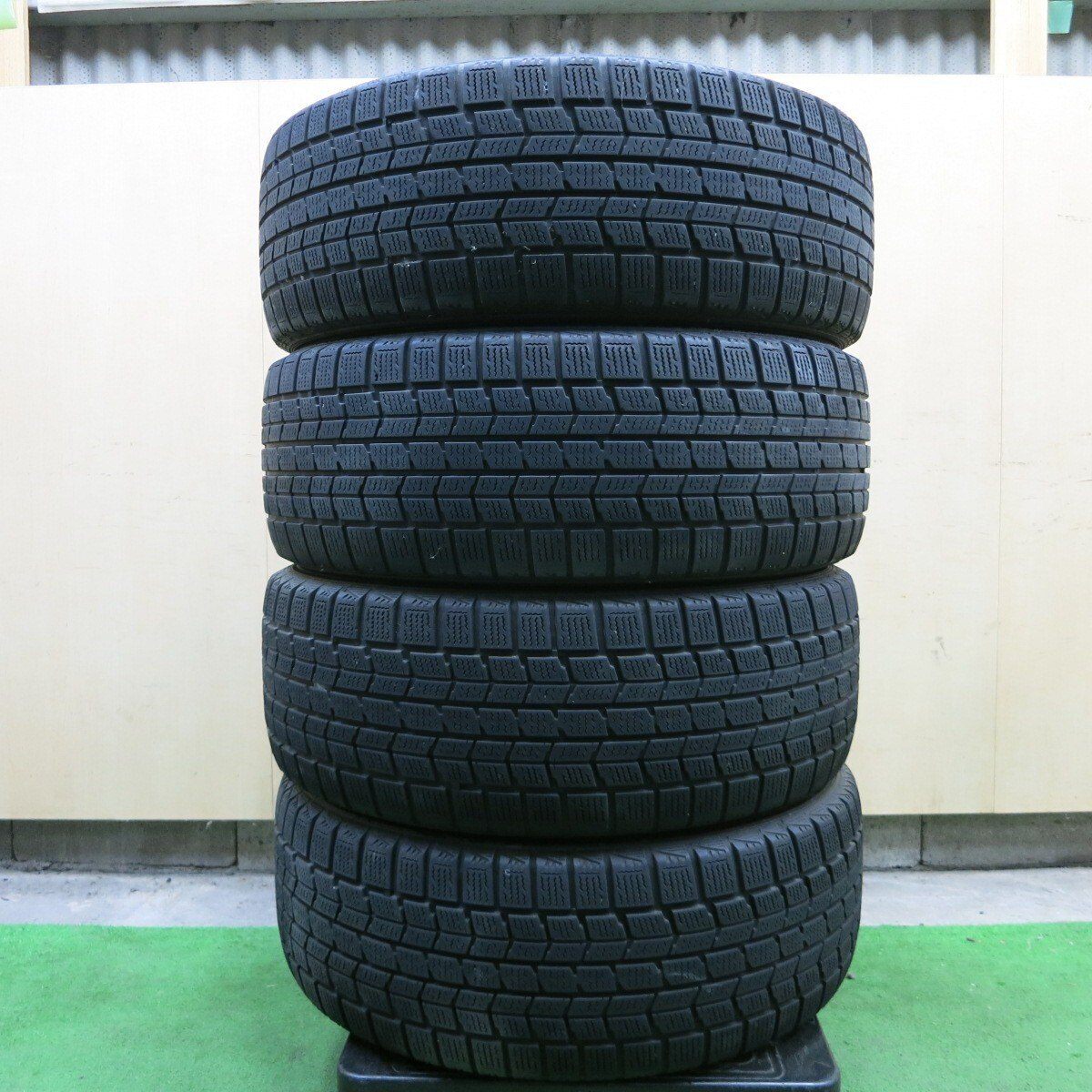 4本価格★インプレッサ 等 REVERLINE 215/50R17 スタッドレス ダンロップ DSX-2 リバーライン 17インチ PCD100/5H★2032601ヒス