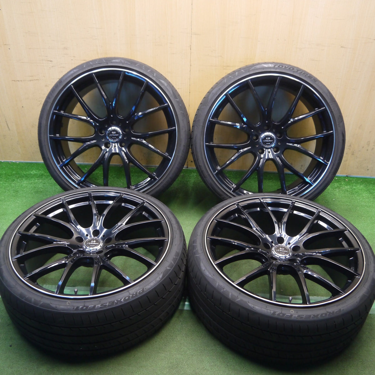 キレイ!23年◎Voltec Milano 245/35R21 トーヨー プロクセス FD1 ボルテック ミラノ 21インチ PCD114.3/5H◎6100906Hノ