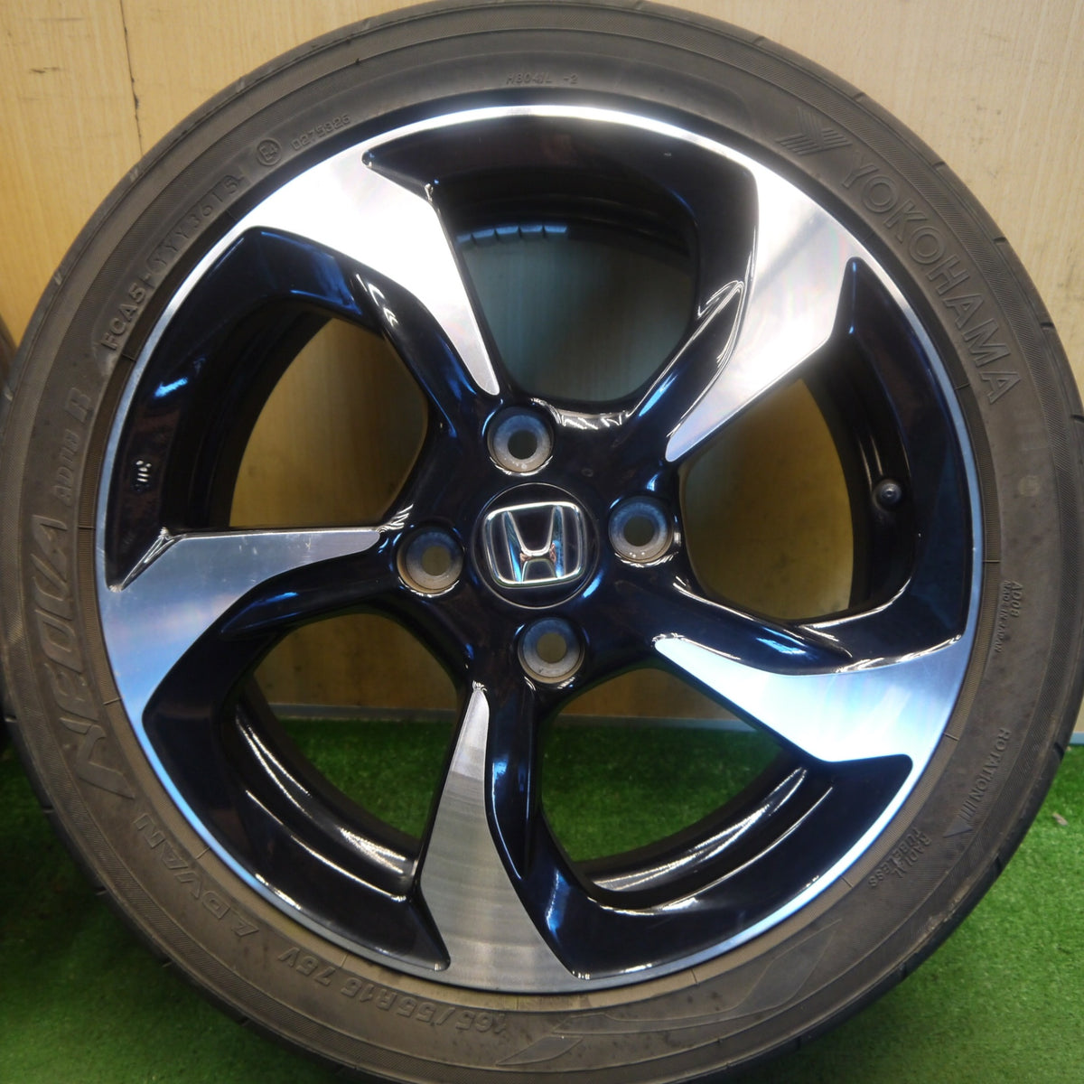2本価格◎ホンダ S660 純正 165/55R15 ヨコハマ アドバン NEOVA AD08R 15インチ PCD100/4H◎6100601Hノ