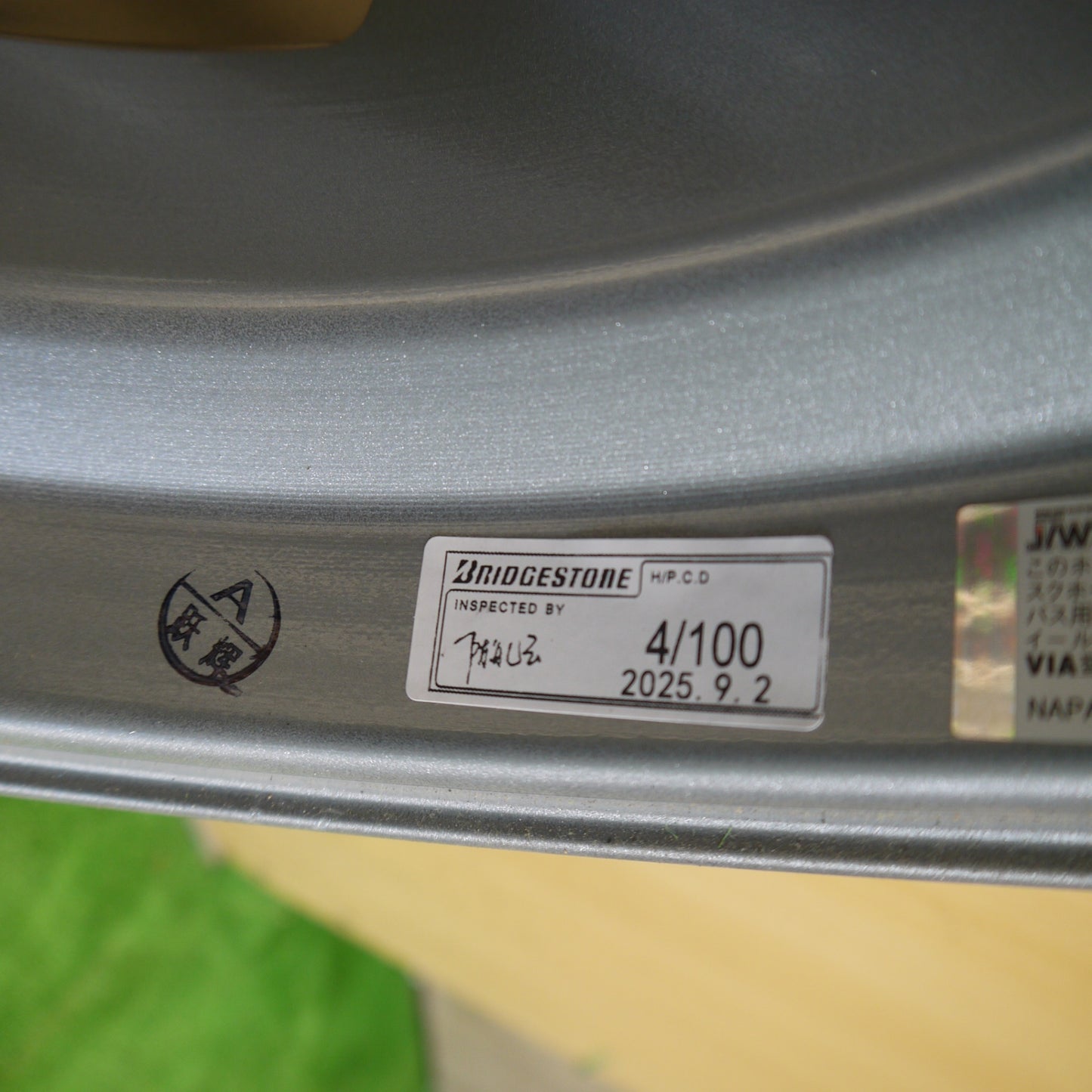 未使用★BALMINUM LS10 バルミナ 14インチ ホイール 14×4.5J PCD100/4H★6042204Hホ