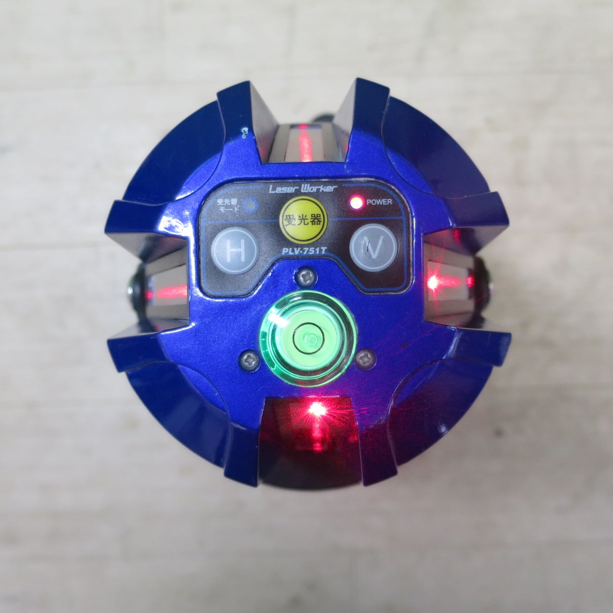 ☆AXBRAIN 高輝度 自動 探知 レーザー 墨出し器 PLV-751T 受光器 LLT-10 アックスブレーン 墨出器 測定器☆