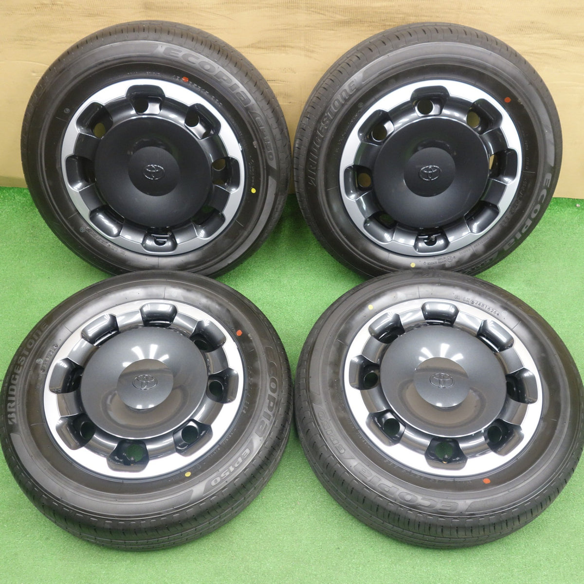新車外し!26年◎トヨタ シエンタ Zグレード 純正 スチール 185/65R15 ブリヂストン エコピア EP150 15インチ PCD100/5H◎6061202KTノ