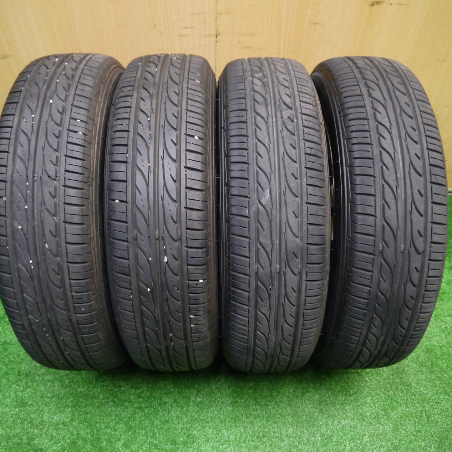 バリ溝!23年!キレイ!9分★ホンダ N-BOX カスタム 純正 155/65R14 ダンロップ EC202 14インチ Nボックス NBOX PCD100/4H★5101407Hノ