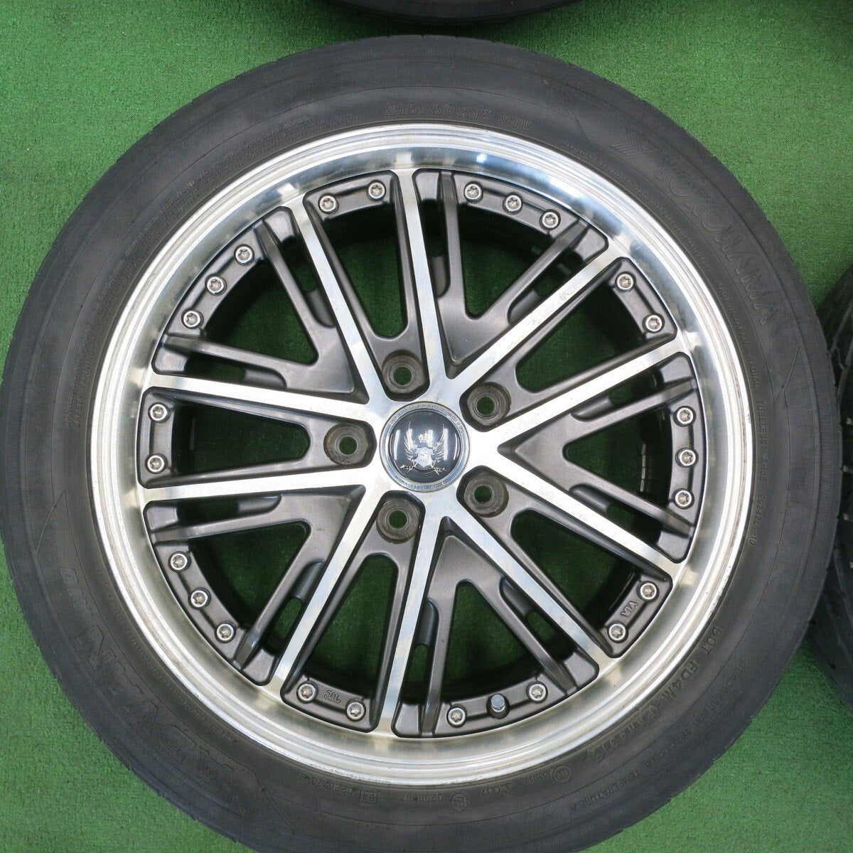 4本価格★STEINER VZ5 ENKEI 215/50R17 ヨコハマ アドバン A10 シュタイナー エンケイ 17インチ PCD114.3/5H★5021303TNノ