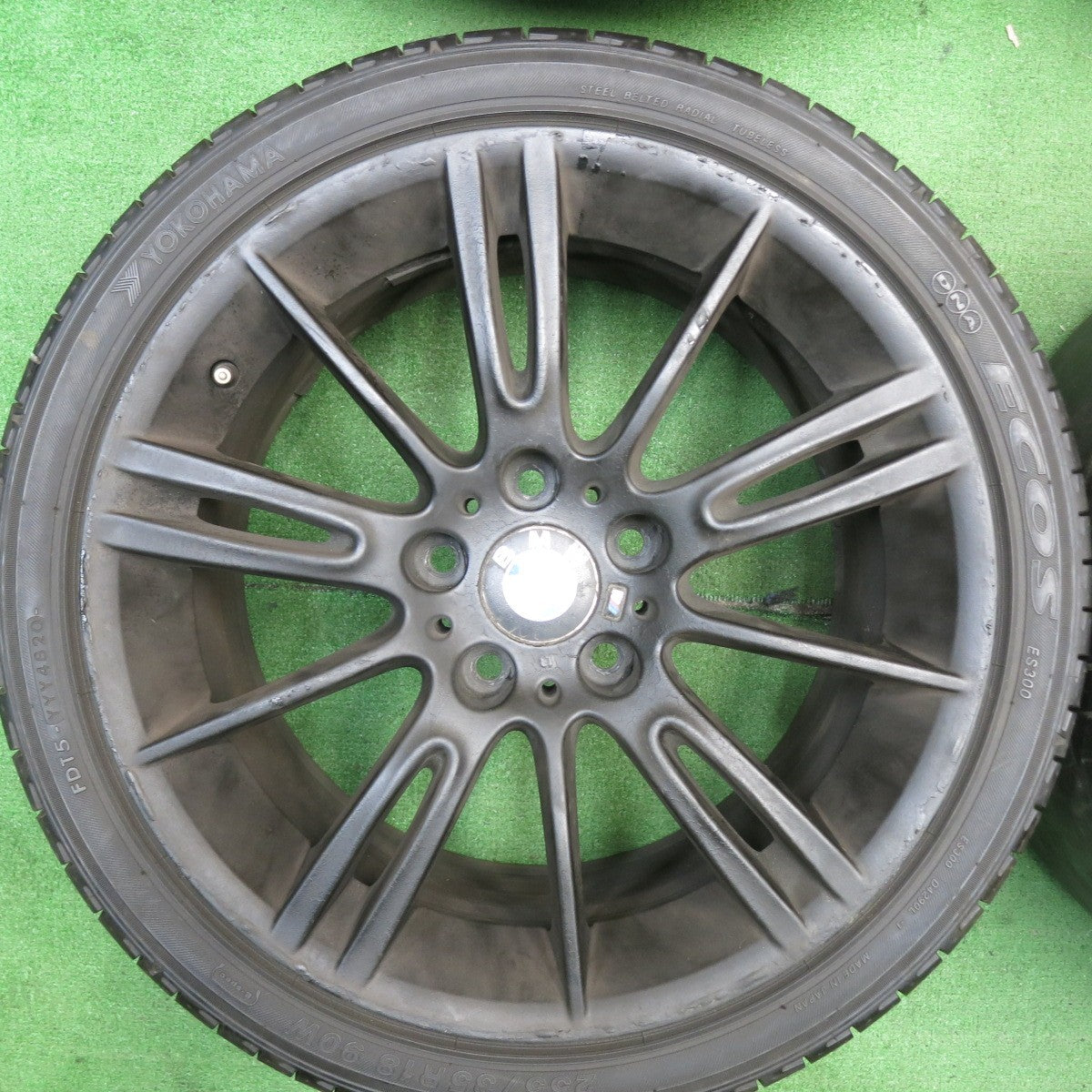 4本価格★BMW 3シリーズ E90 E91 E92 Mスポーツ 純正 225/40R18 255/35R18 コンチネンタル エクストリーム コンタクト DWS06 ヨコハマ DNA エコス ES300 PCD120/5H★5052004TNノ