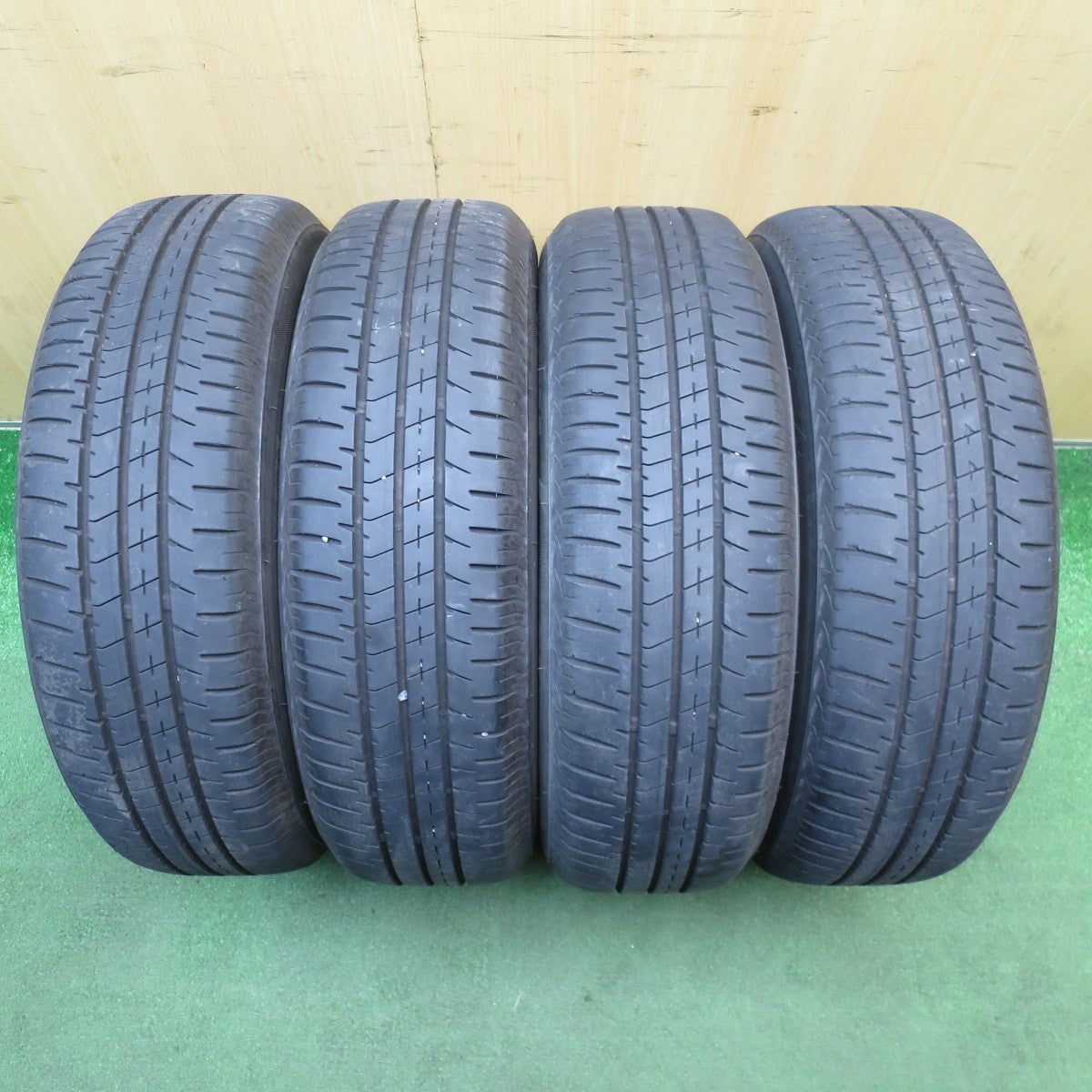 バリ溝!22年!8.5分★175/65R15 ブリヂストン エコピア NH200C スチール ホイール 15インチ PCD100/4H★6022302NJノ
