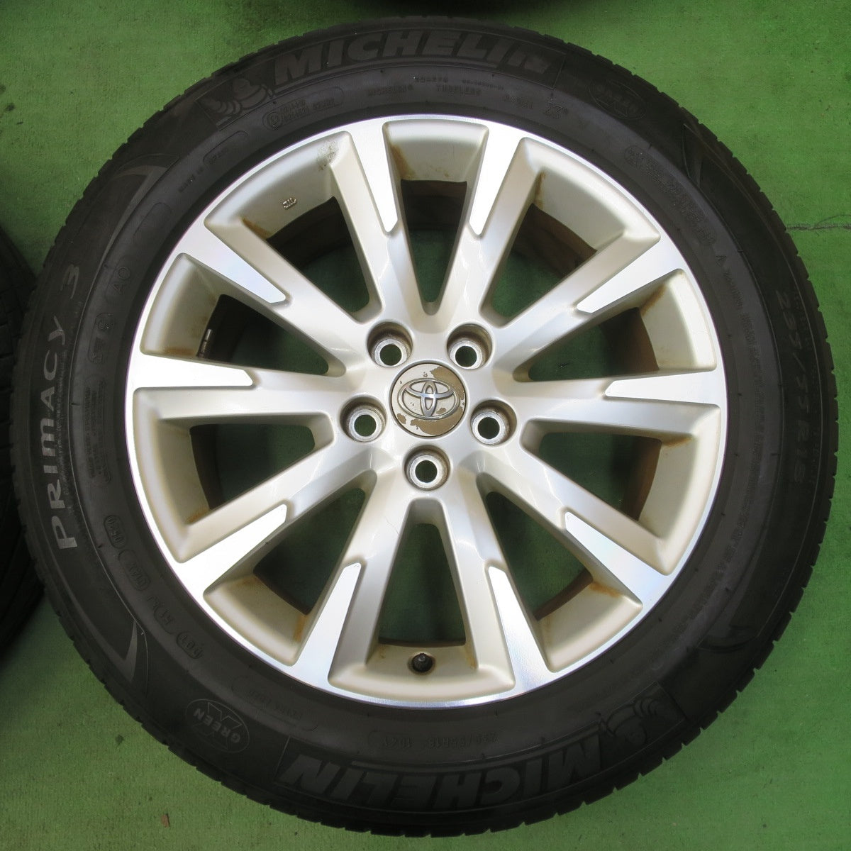 4本価格★トヨタ ヴァンガード 純正 235/55R18 ミシュラン プライマシー3 18インチ PCD114.3/5H★5050214イノ