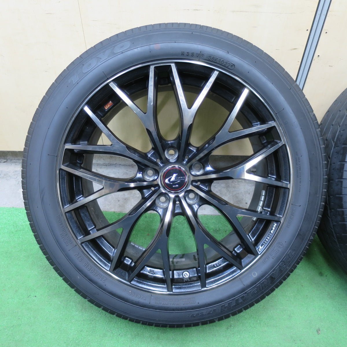 キレイ!22年★LEONIS MX 235/50R18 トーヨー トランパス R30 レオニス 18インチ PCD114.3/5H★5090202TTノ