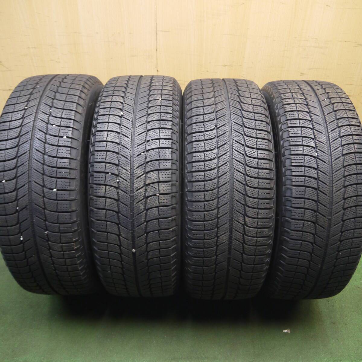 センサー付 バリ溝 綺麗 9.5分以上★レクサス NX 純正 235/55R18 スタッドレス ミシュラン X-ICE3+ PCD114.3/5H★4010908Hス