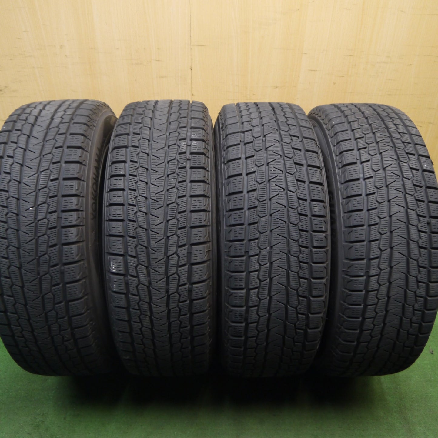 バリ溝!キレイ!9.5分★BMW 等 EUROBAHN nurburg MTX 225/60R18 スタッドレス ヨコハマ アイスガード G075 ユーロバーン ニュルブルグ PCD112/5H★5070811Hス