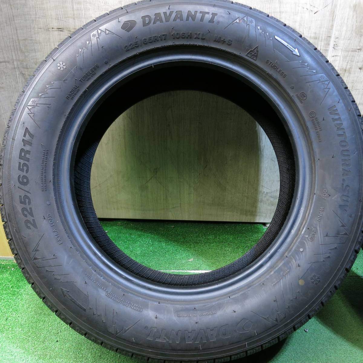 バリ溝!20年!9.5分★スタッドレス 225/65R17 ダヴァンティ WINTOURA SUV タイヤ 17インチ フォレスター XV 等★3032811Hスタ