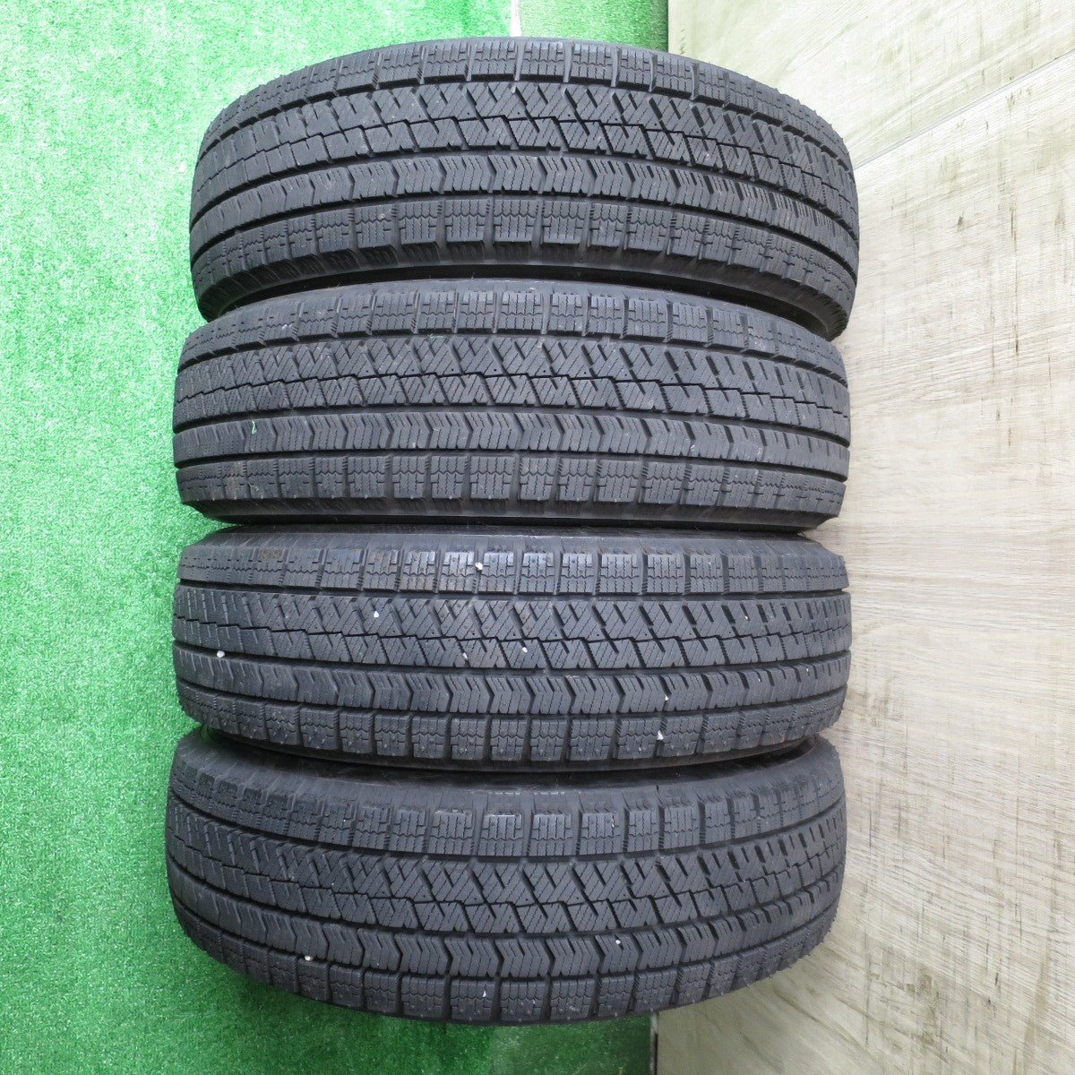 バリ溝!21年!キレイ!9分★スタッドレス 155/65R14 ブリヂストン ブリザック VRX2 ZACK JP-205 MONZA ザック 14インチ PCD100/4H★5052301NJス