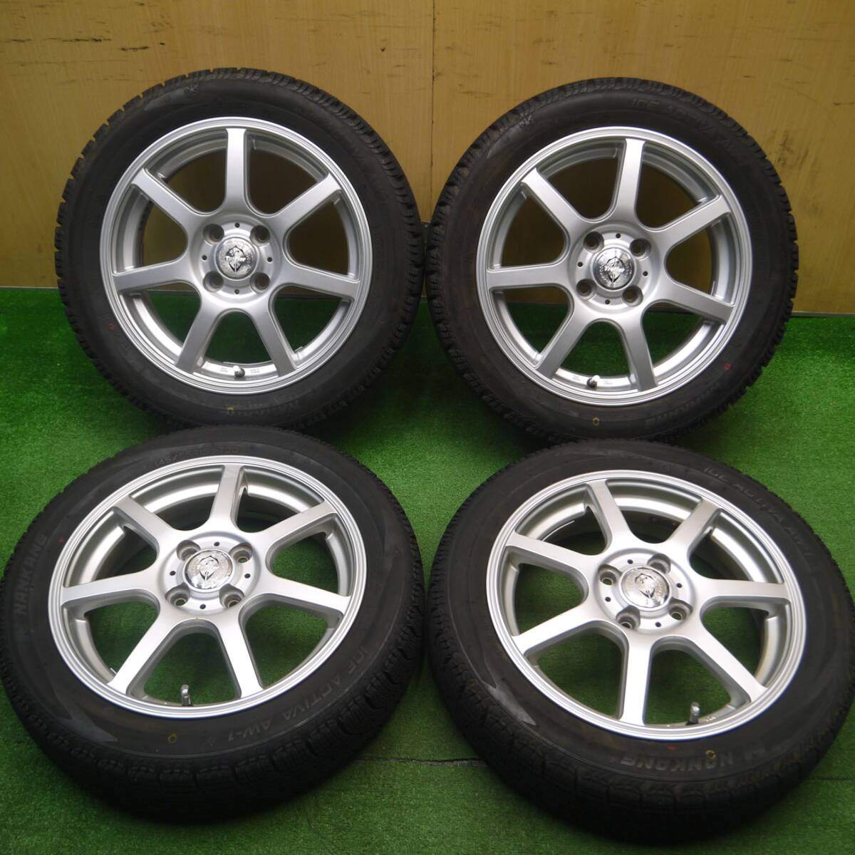 22年!★三菱 i アイ 145/65R15 175/55R15 スタッドレス ナンカン アイス アクティバ AW-1 トレファー PCD100/4H★4121008Hス