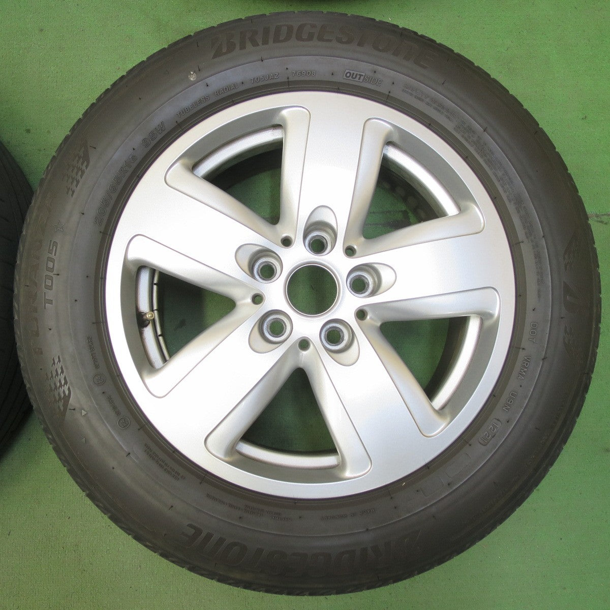 4本価格!21年★MINI F60 ミニ クロスオーバー 純正 205/65R16 ブリヂストン トランザ T005 16インチ PCD112/5H★5090103イノ