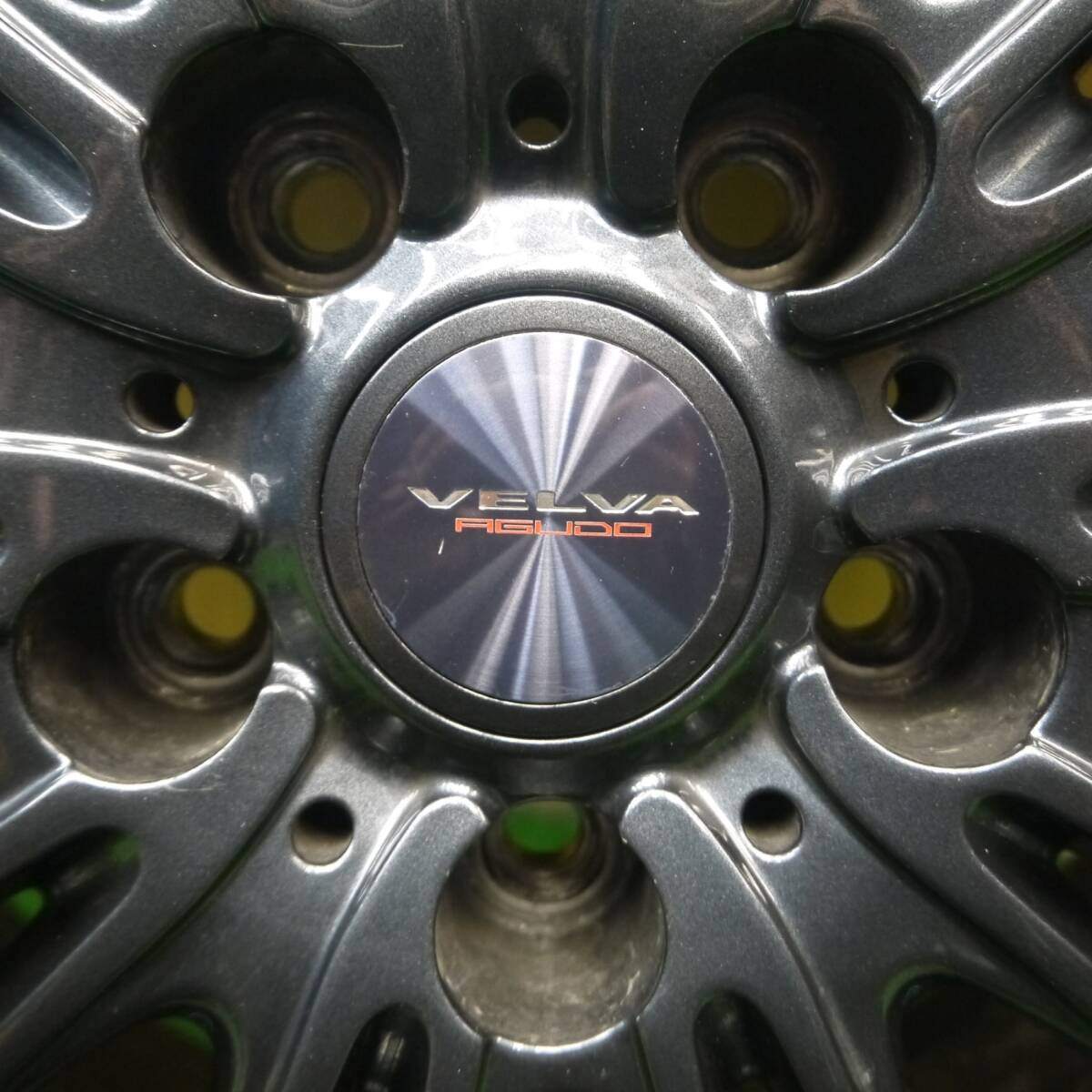 バリ溝!キレイ!9分★スタッドレス 215/60R16 ヨコハマ アイスガード iG50 プラス VELVA AGUDO ヴェルヴァ 16インチ PCD114.3/5H★4120601Hス