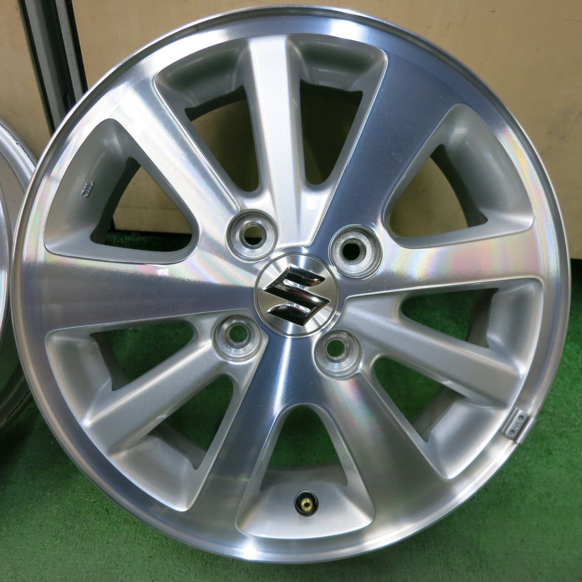 キレイ★スズキ DA17W エブリイ ワゴン 純正 ホイール 14インチ 14×4.5J エブリィ エブリー PCD100/4H★5042302SYホ