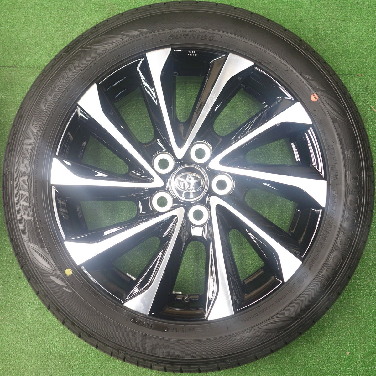 新車外し!26年★トヨタ 90系 ノア ヴォクシー S-Z 純正 205/55R17 ダンロップ エナセーブ EC300+ 17インチ PCD114.3/5H★6030101KTノ